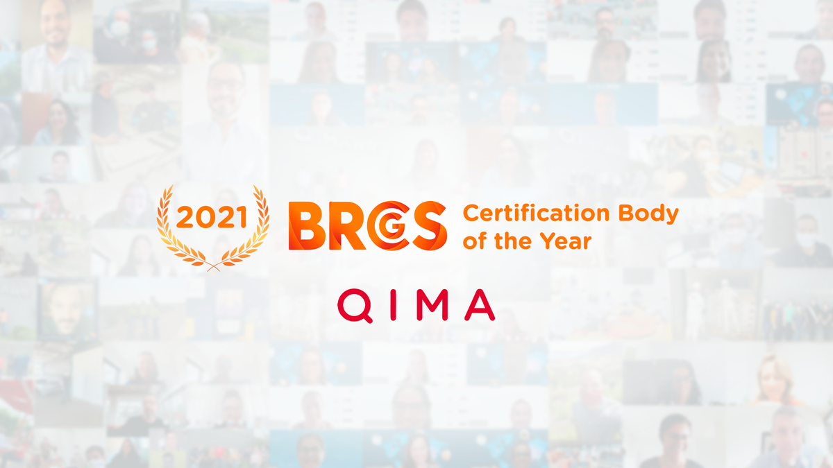 QIMA nomeada Organismo de Certificação Alimentar do Ano pela BRCGS